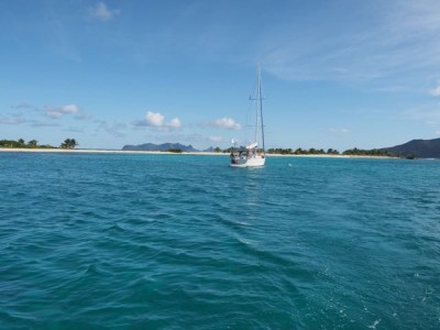 Via auf Sandy Island